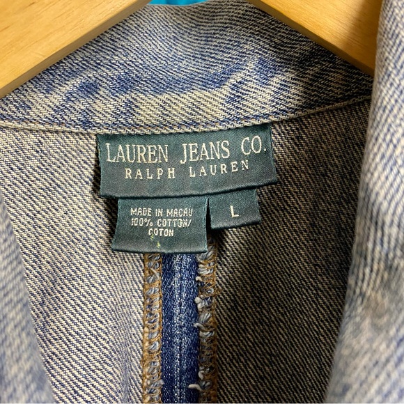 Ralph Lauren long denim utility chore jacket - Picture 7 of 8